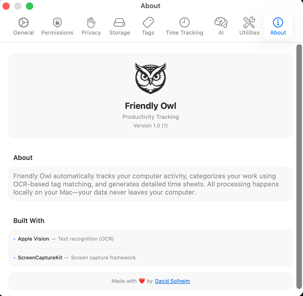 About Friendly Owl