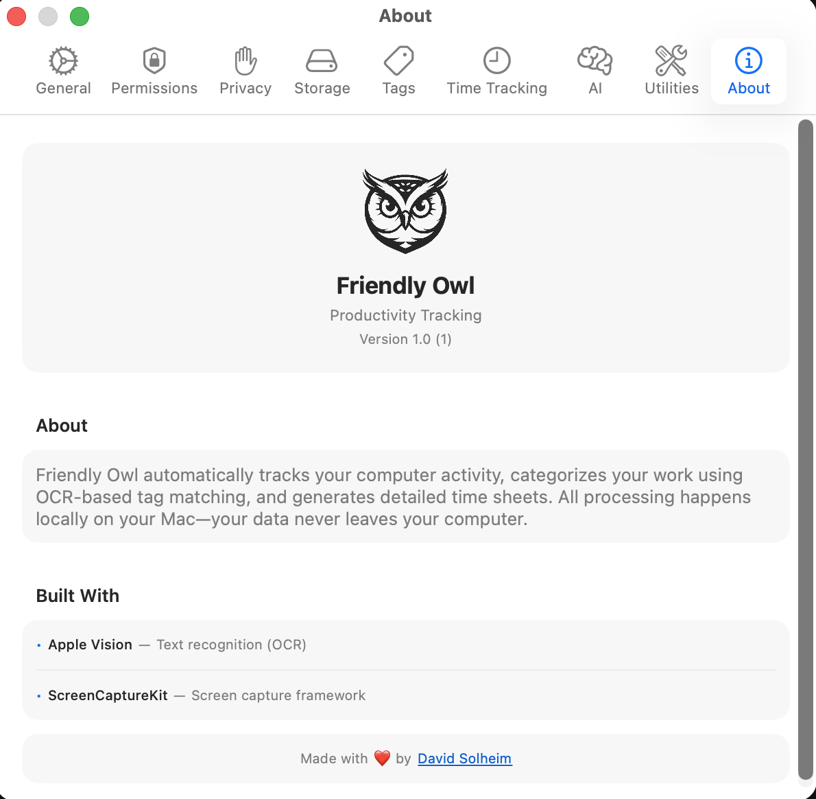 About Friendly Owl